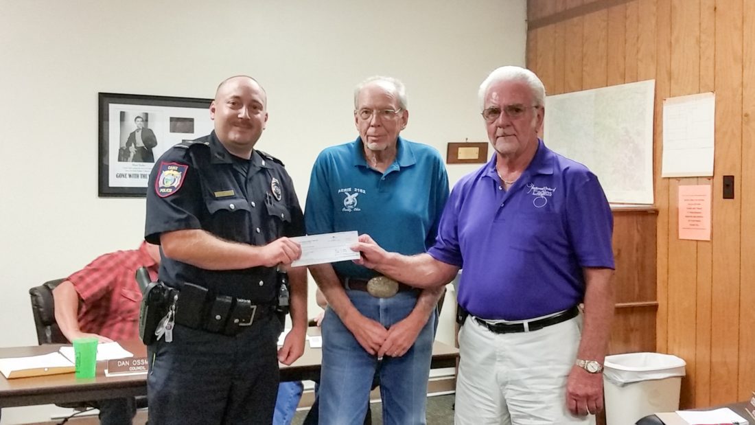 Cadiz police chief presented 10,000 News, Sports, Jobs The Times